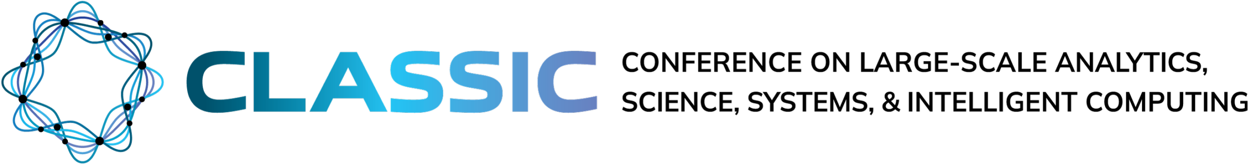 Classic logo with the tagline, "Conference on Large-Scale Analytics, Science, Systems, & Intelligent Computing"